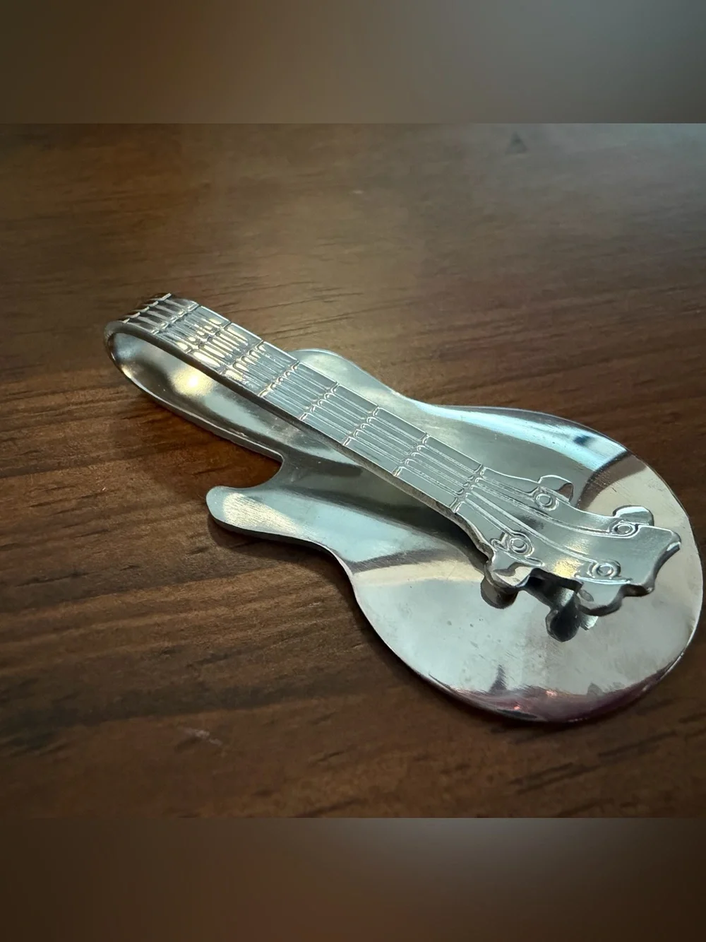 Guitar Spoon Money Clip